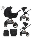 Lorelli Bianca multifunkciós babakocsi + adapter - Black