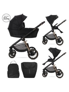 Lorelli Bianca multifunkciós babakocsi + adapter - Black