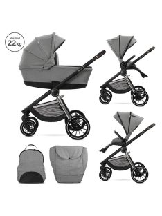 Lorelli Bianca multifunkciós babakocsi + adapter - Grey