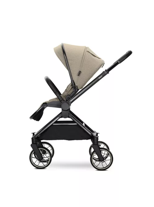 Lorelli Reya 3az1-ben multifunkciós babakocsi átfordítható tolókarral + Joy autóshordozó - Brown