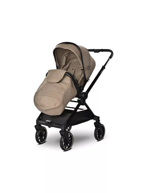 Lorelli Reya 3az1-ben multifunkciós babakocsi átfordítható tolókarral + Joy autóshordozó - Brown