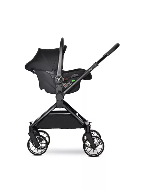 Lorelli Reya 3az1-ben multifunkciós babakocsi átfordítható tolókarral + Joy autóshordozó - Brown