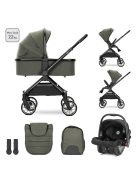 Lorelli Reya 3az1-ben multifunkciós babakocsi átfordítható tolókarral + Joy autóshordozó - Green
