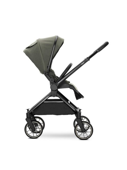 Lorelli Reya 3az1-ben multifunkciós babakocsi átfordítható tolókarral + Joy autóshordozó - Green