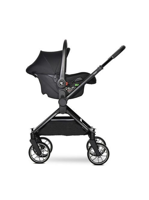 Lorelli Reya 3az1-ben multifunkciós babakocsi átfordítható tolókarral + Joy autóshordozó - Green