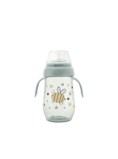   My Friend széles nyakú cumisüveg fogantyúval 260ml - Iceberg Green