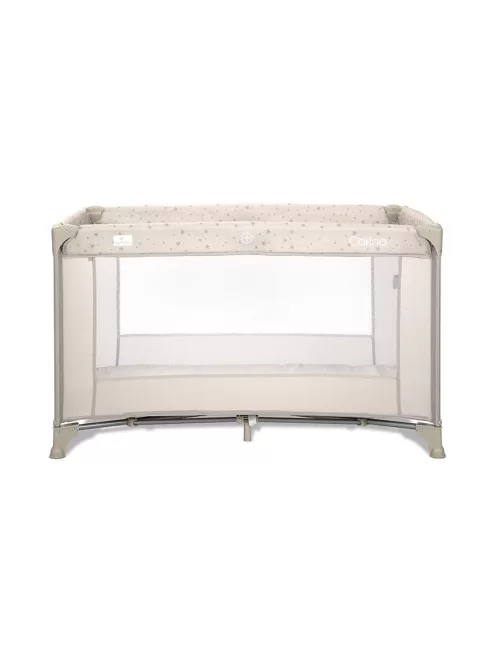 Lorelli Carina 1 fix utazóágy - Beige Stars