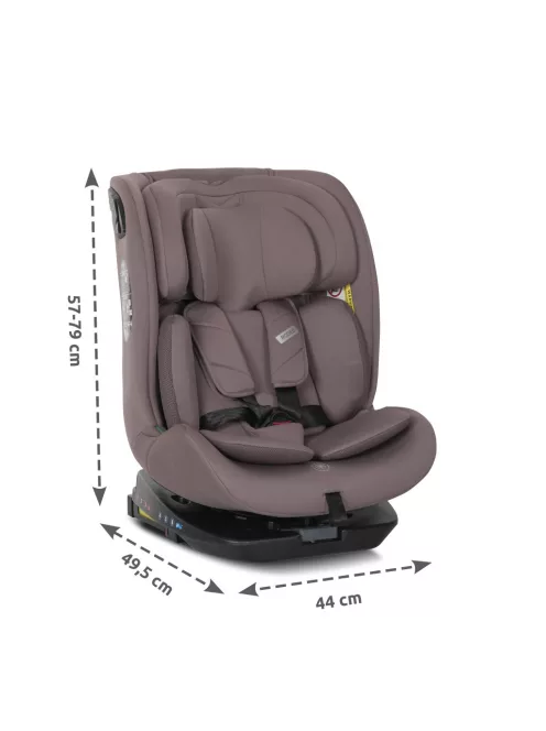 Lorelli Rodeo 360 isofix autósülés 40-150cm - Black