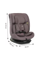 Lorelli Rodeo 360 isofix autósülés 40-150cm - Dark Pink
