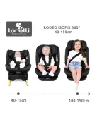 Lorelli Rodeo 360 isofix autósülés 40-150cm - Dark Pink