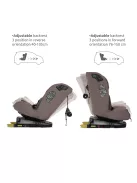 Lorelli Rodeo 360 isofix autósülés 40-150cm - Grey