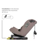 Lorelli Rodeo 360 isofix autósülés 40-150cm - Grey