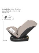 Lorelli Voyager i-Size autósülés 40-150cm + nyakpárna - Beige