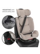 Lorelli Voyager i-Size autósülés 40-150cm + nyakpárna - Beige