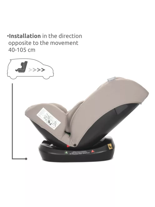 Lorelli Voyager i-Size autósülés 40-150cm + nyakpárna - Grey