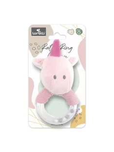 Lorelli Toys Plüss csörgő - Pink Unikornis