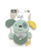 Lorelli Toys Plüss csörgő karika - Zöld Kutya