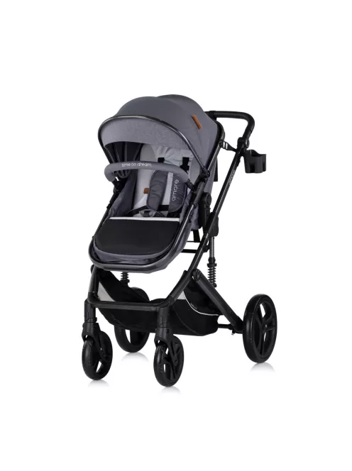 Chipolino Amore babakocsi mózessé alakítható sportrésszel - Cloud grey
