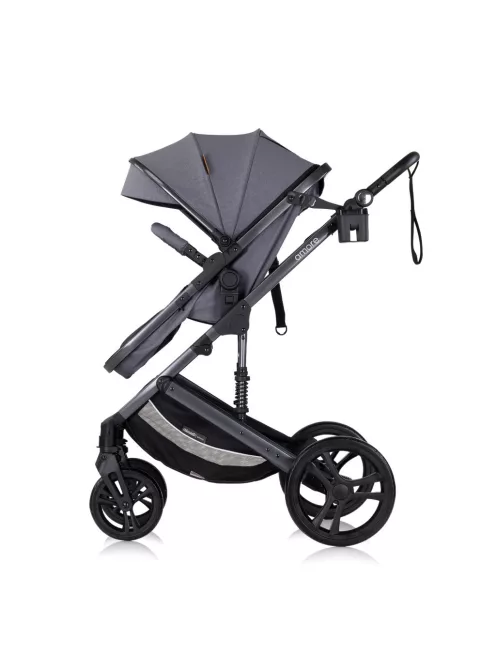 Chipolino Amore babakocsi mózessé alakítható sportrésszel - Cloud grey