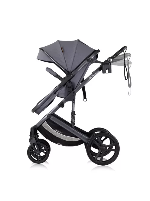 Chipolino Amore babakocsi mózessé alakítható sportrésszel - Cloud grey