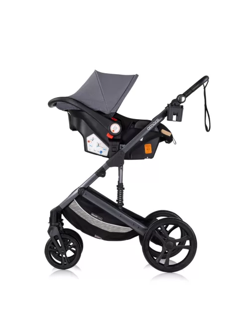 Chipolino Amore babakocsi mózessé alakítható sportrésszel - Cloud grey