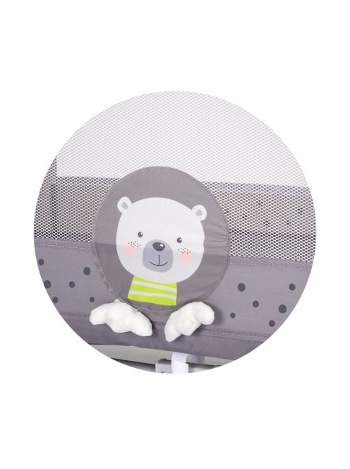 Chipolino Capri fix utazóágy - Bear grey
