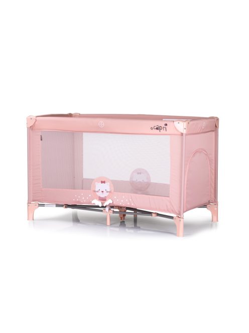 Chipolino Capri fix utazóágy - Cat pink