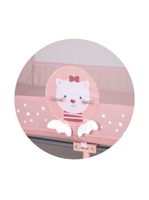Chipolino Capri fix utazóágy - Cat pink