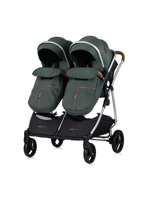 Chipolino Duo Smart iker babakocsi - Basil