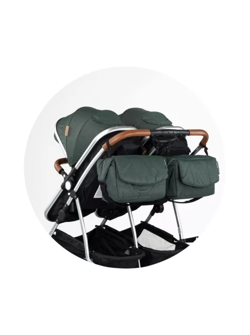 Chipolino Duo Smart iker babakocsi - Basil