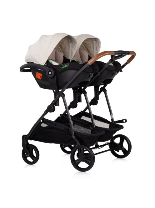 Chipolino Duo Smart iker babakocsi - Biscotta