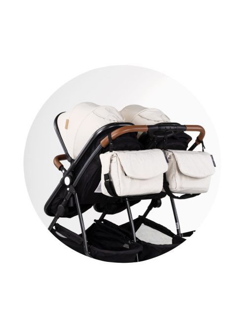 Chipolino Duo Smart iker babakocsi - Biscotta