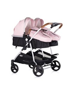 Chipolino Duo Smart iker babakocsi - Pink Marshmellow