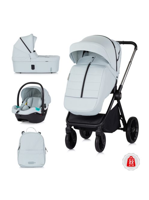 Chipolino Encanto 3az1-ben multifunkciós babakocsi - Basil