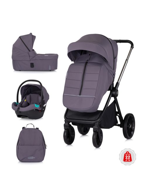 Chipolino Encanto 3az1-ben multifunkciós babakocsi - Cloud