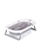 Chipolino Isla összecsukható kád hálós babatartóval 81 cm - Grey
