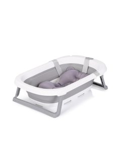   Chipolino Isla összecsukható kád hálós babatartóval 81 cm - Grey
