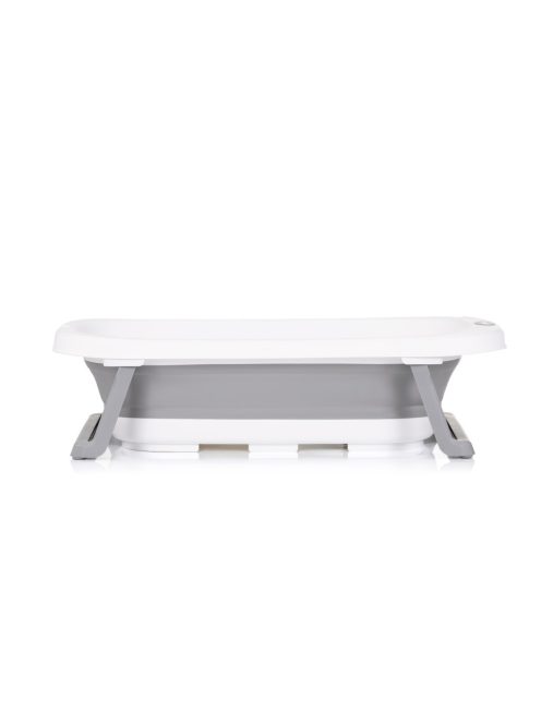 Chipolino Isla összecsukható kád hálós babatartóval 81 cm - Grey