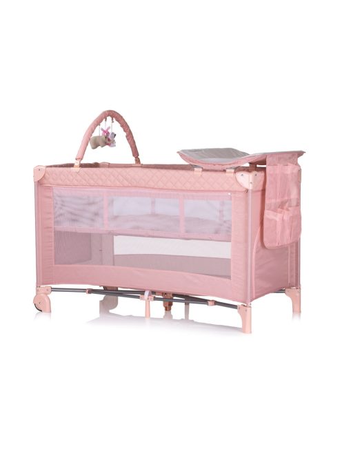 Chipolino Luna multifunkciós utazóágy - Pink marshmellow