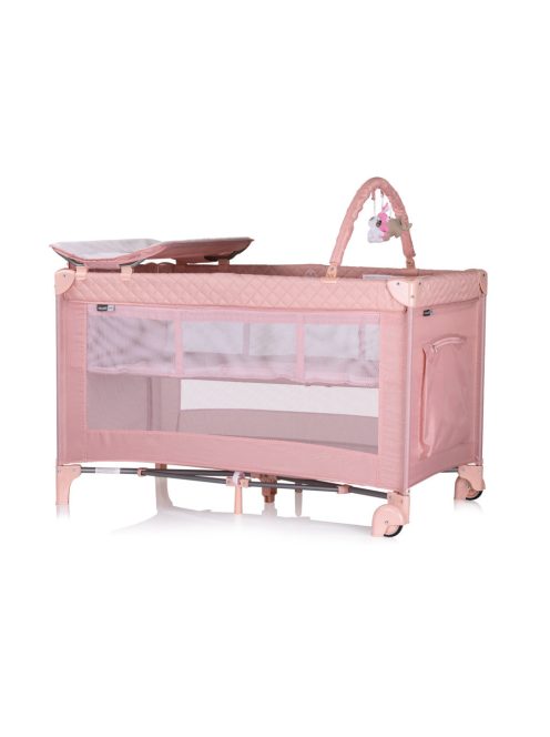 Chipolino Luna multifunkciós utazóágy - Pink marshmellow