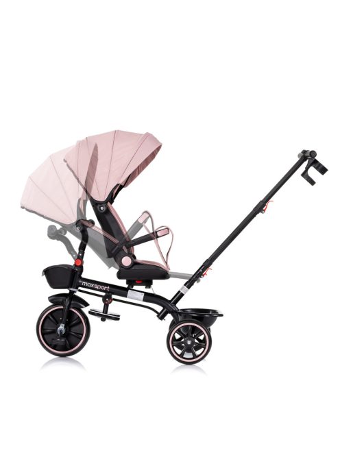 Chipolino Max Sport tricikli kupolával - Pink Marshmallow