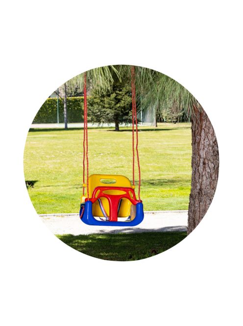 Chipolino Playground Trambulin 200 cm csúszdával, létrával - blue