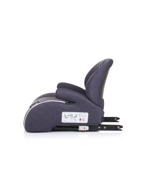 Chipolino Sonic autós ülésmagasító 125-150 cm Isofix - Anthracite