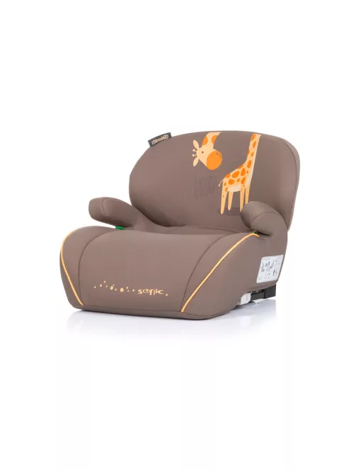 Chipolino Sonic autós ülésmagasító 125-150 cm Isofix - Giraffe