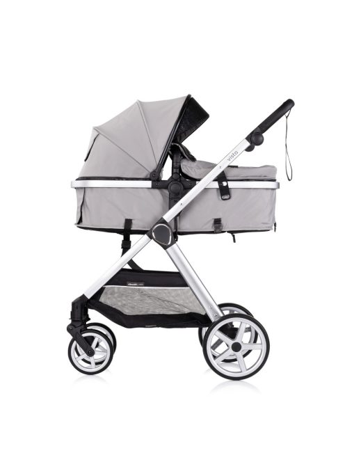 Chipolino Vista babakocsi mózessé alakítható sportrésszel - Cloud grey
