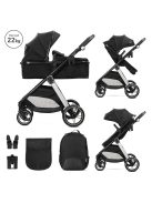Lorelli Aspen babakocsi mózessé alakítható sport résszel - Black