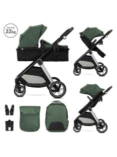   Lorelli Aspen babakocsi mózessé alakítható sport résszel - Green