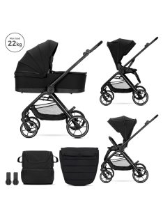 Lorelli Venice 2 az 1 -ben multifunkciós babakocsi - Black