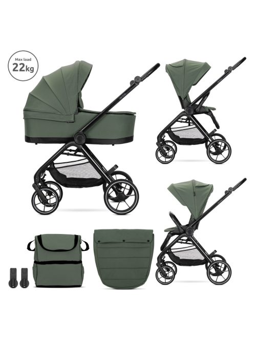 Lorelli Venice 2 az 1 -ben multifunkciós babakocsi - Green