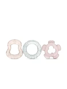   Baby Care 3 db-os hűthető rágóka - Iceberg Green/Mellow Rose
